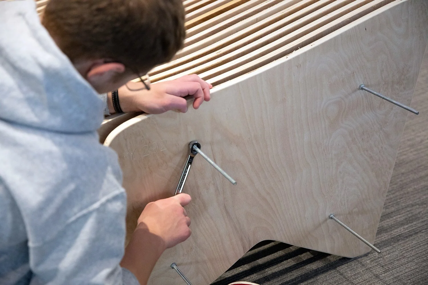 Terraform Design — Möbius Bench - CNC Cut Parametric Bench